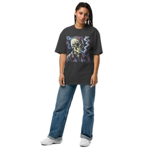 Load image into Gallery viewer, Alternative Skull of a skeleton smoking a lit cigerette