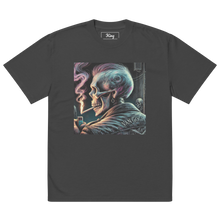 Load image into Gallery viewer, Alternative Skull of a skeleton smoking a lit cigerette v2