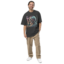 Load image into Gallery viewer, Alternative Skull of a skeleton smoking a lit cigerette v2