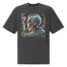 Load image into Gallery viewer, Alternative Skull of a skeleton smoking a lit cigerette v2