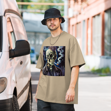 Load image into Gallery viewer, Alternative Skull of a skeleton smoking a lit cigerette